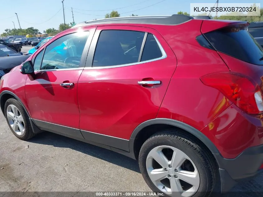 KL4CJESBXGB720324 2016 Buick Encore