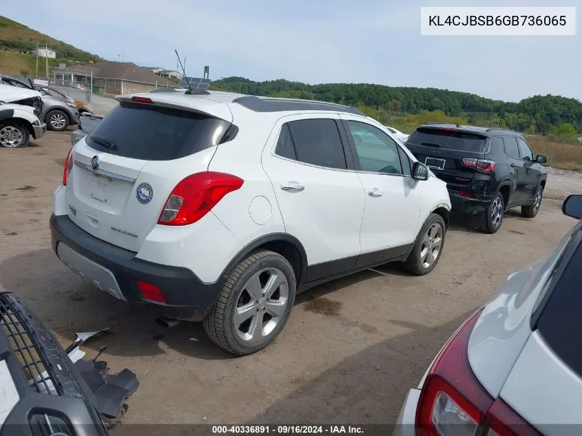 KL4CJBSB6GB736065 2016 Buick Encore Convenience