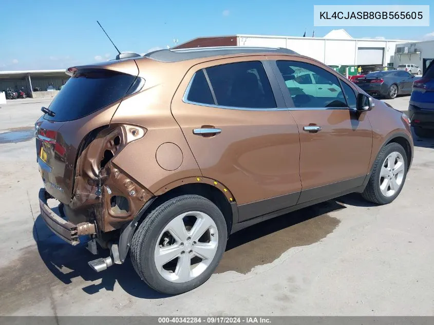 2016 Buick Encore VIN: KL4CJASB8GB565605 Lot: 40342284