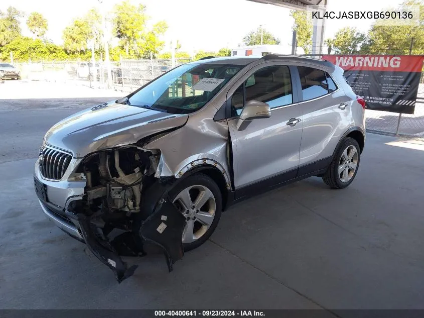 KL4CJASBXGB690136 2016 Buick Encore