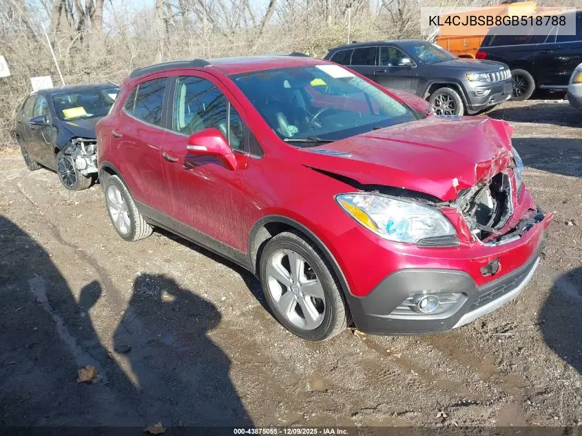 KL4CJBSB8GB518788 2016 Buick Encore Convenience