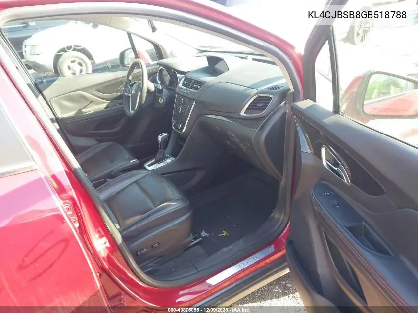 KL4CJBSB8GB518788 2016 Buick Encore Convenience