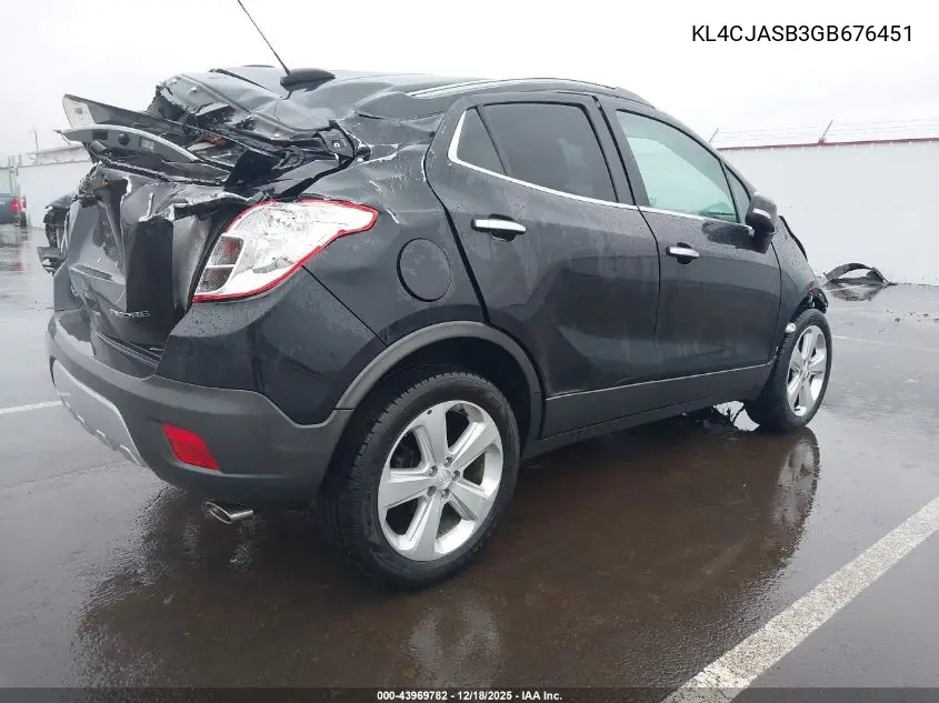 KL4CJASB3GB676451 2016 Buick Encore