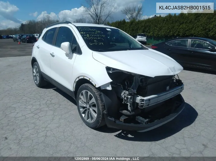 KL4CJASB2HB001515 2017 Buick Encore