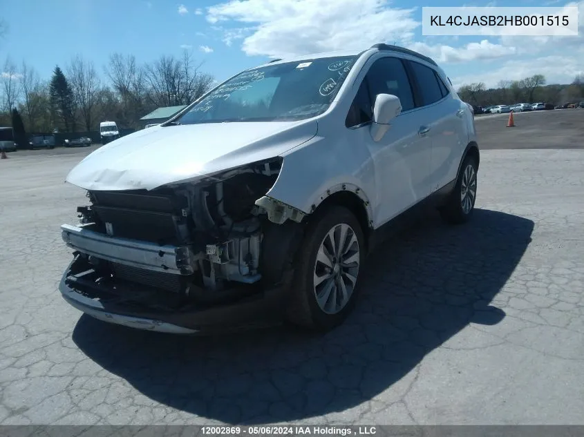 KL4CJASB2HB001515 2017 Buick Encore