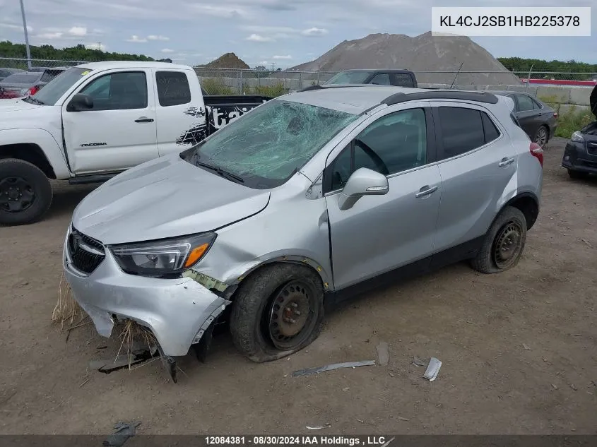 2017 Buick Encore VIN: KL4CJ2SB1HB225378 Lot: 12084381