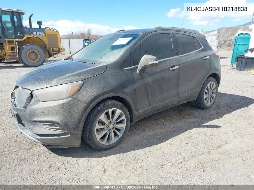 KL4CJASB4HB218838 2017 Buick Encore Preferred