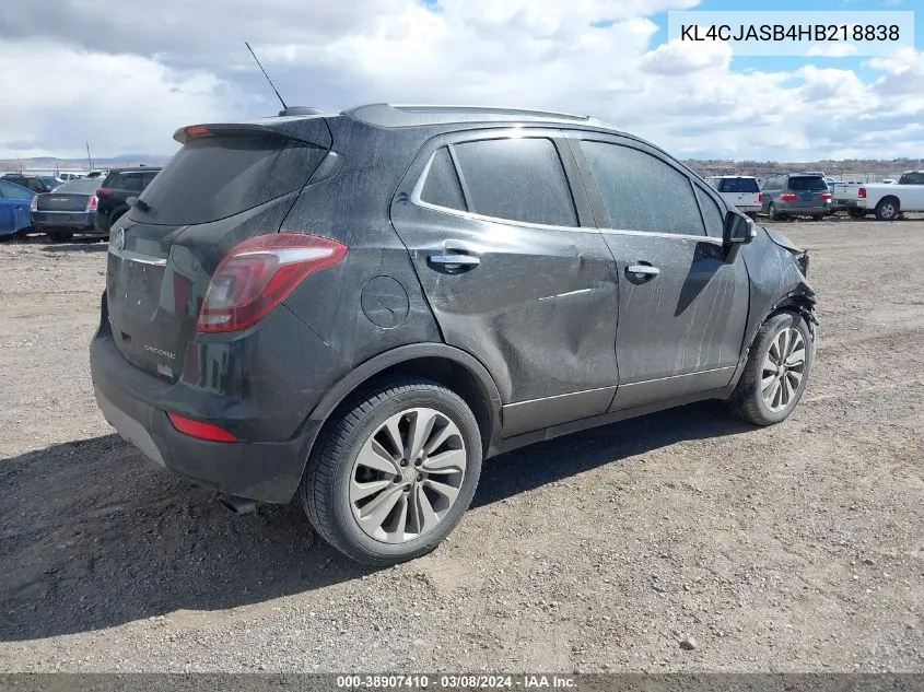 KL4CJASB4HB218838 2017 Buick Encore Preferred