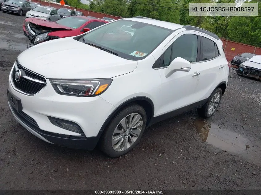 KL4CJCSB5HB008597 2017 Buick Encore Essence