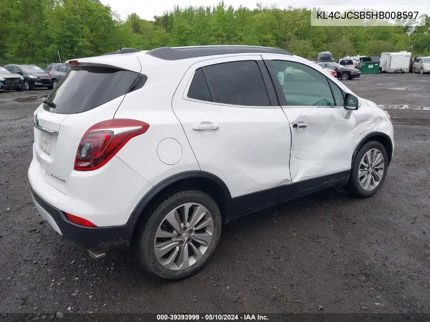 KL4CJCSB5HB008597 2017 Buick Encore Essence