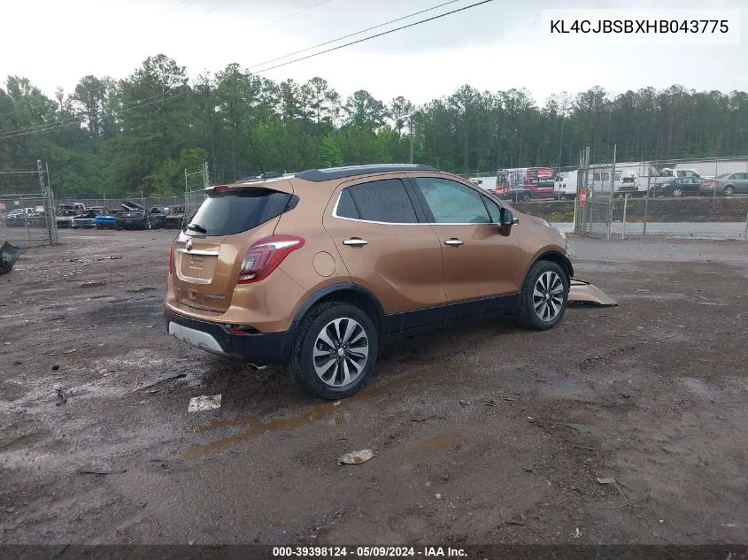 KL4CJBSBXHB043775 2017 Buick Encore Preferred Ii