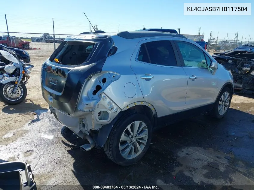 KL4CJASB7HB117504 2017 Buick Encore Preferred