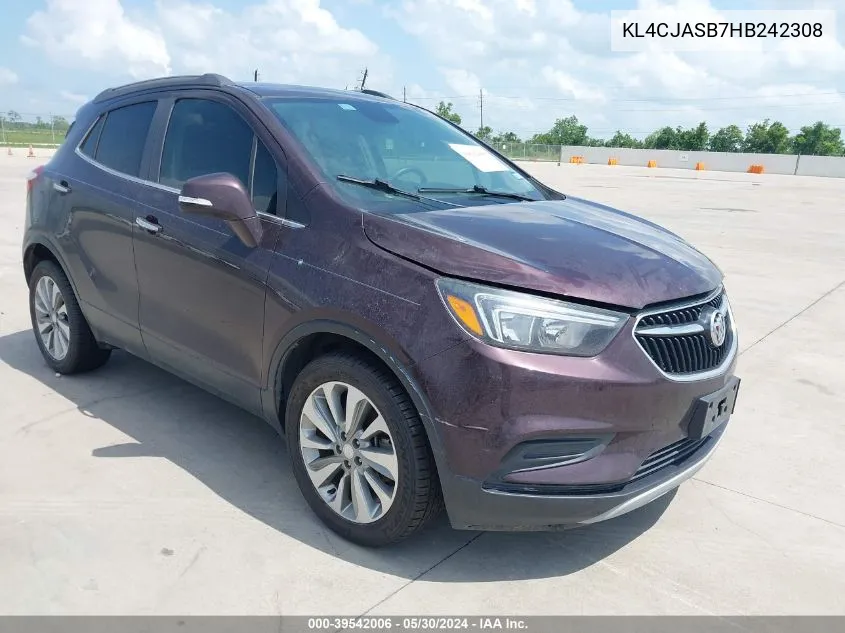 KL4CJASB7HB242308 2017 Buick Encore Preferred