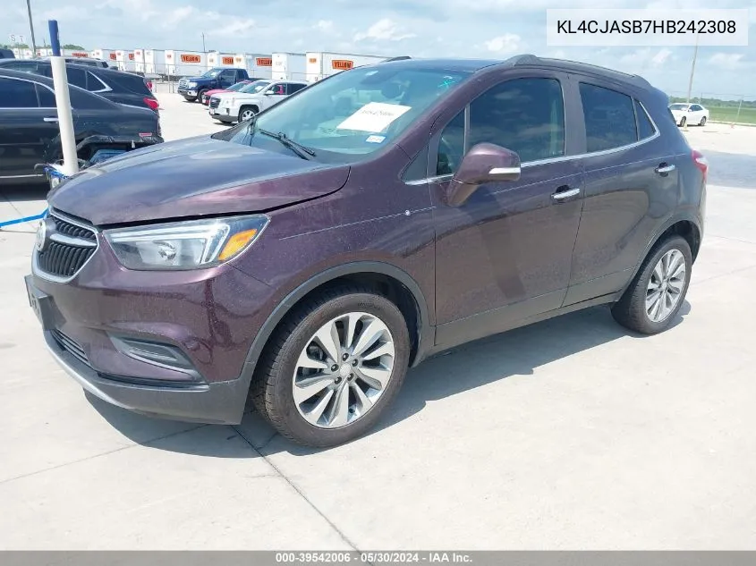 KL4CJASB7HB242308 2017 Buick Encore Preferred