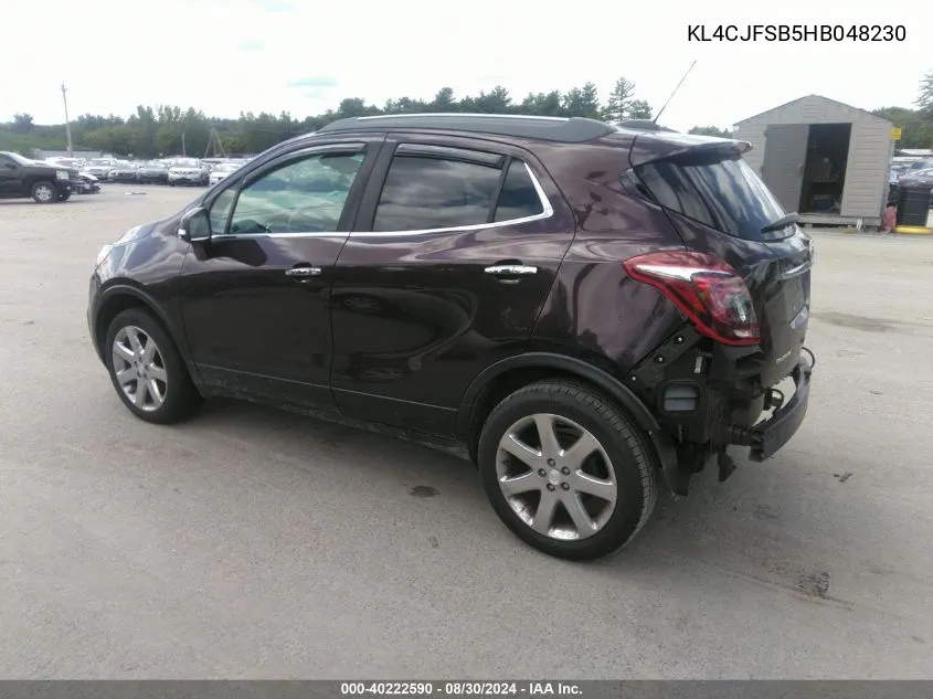 KL4CJFSB5HB048230 2017 Buick Encore Preferred Ii