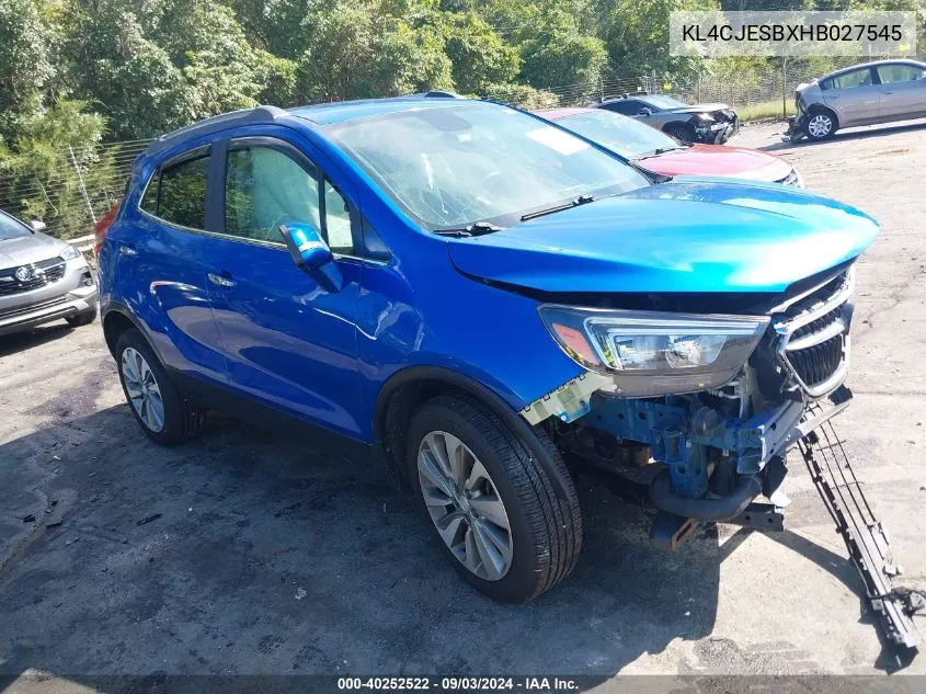 KL4CJESBXHB027545 2017 Buick Encore Preferred