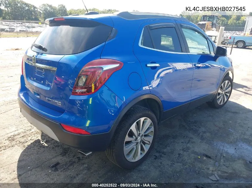 KL4CJESBXHB027545 2017 Buick Encore Preferred