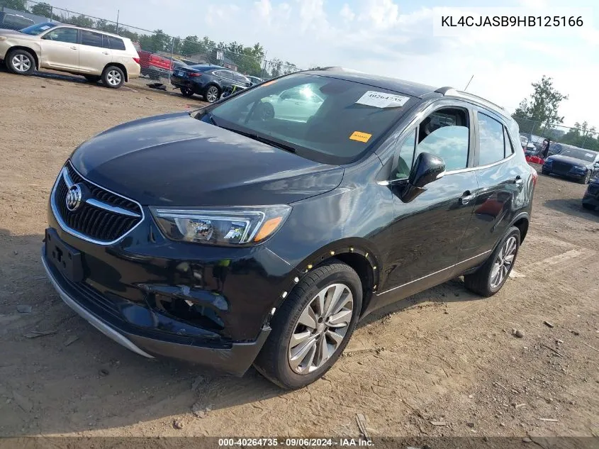 2017 Buick Encore Preferred VIN: KL4CJASB9HB125166 Lot: 40264735