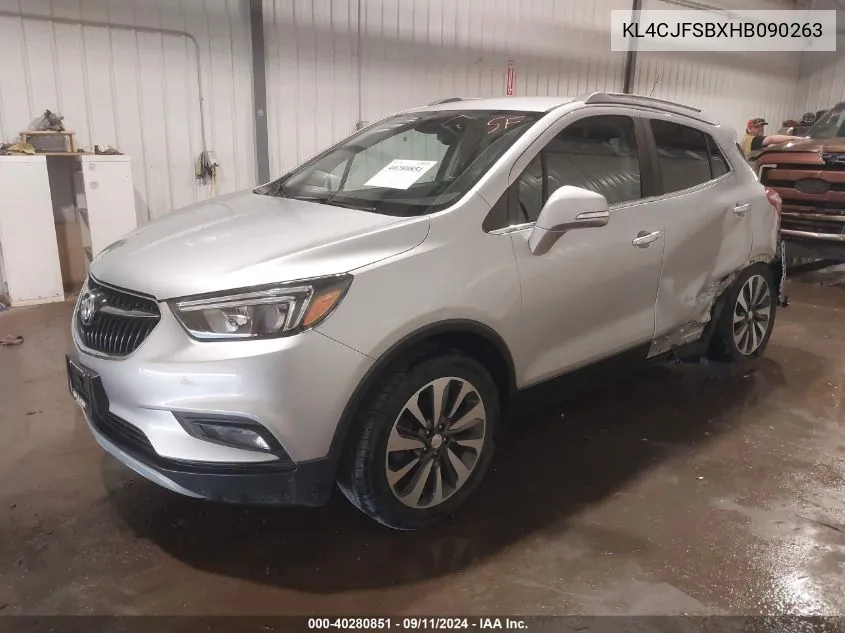 2017 Buick Encore Preferred Ii VIN: KL4CJFSBXHB090263 Lot: 40280851