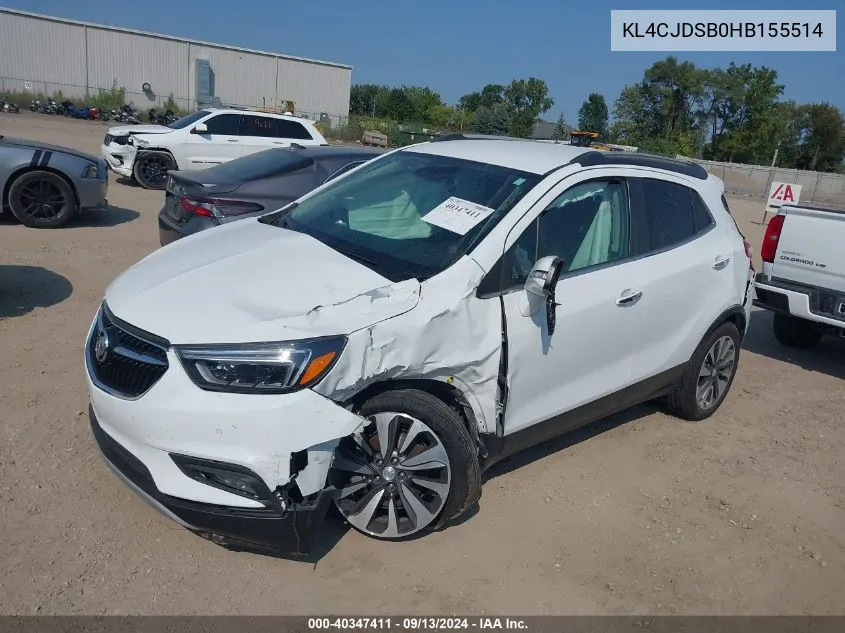 KL4CJDSB0HB155514 2017 Buick Encore Premium