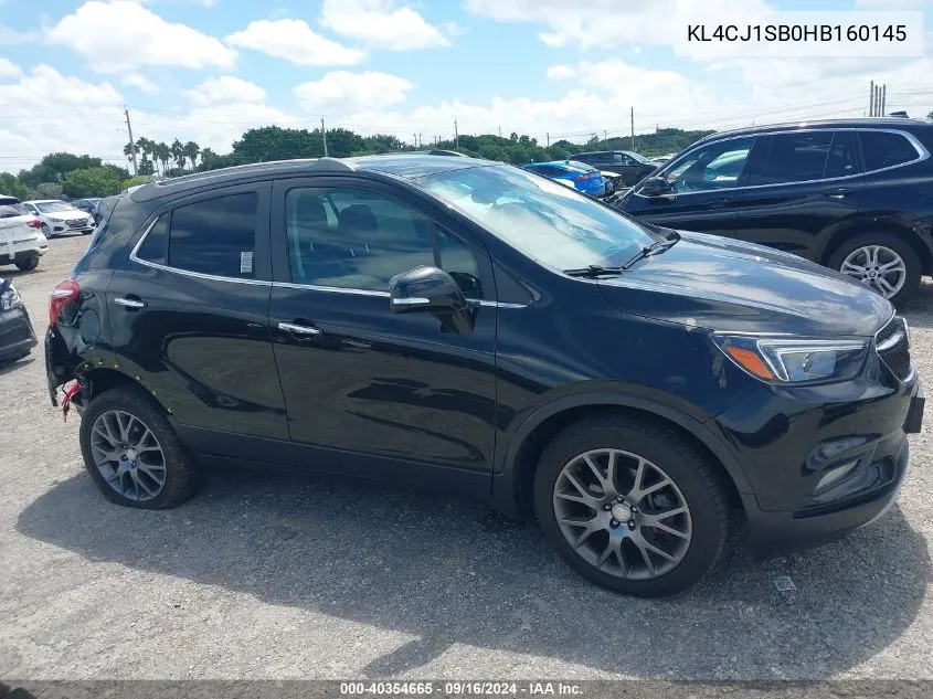 KL4CJ1SB0HB160145 2017 Buick Encore Sport Touring