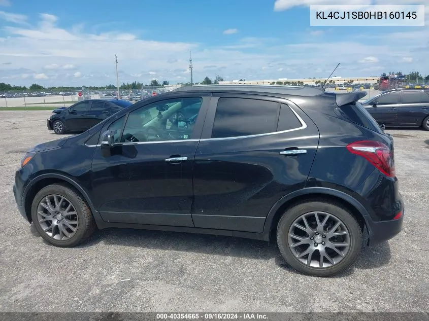 KL4CJ1SB0HB160145 2017 Buick Encore Sport Touring