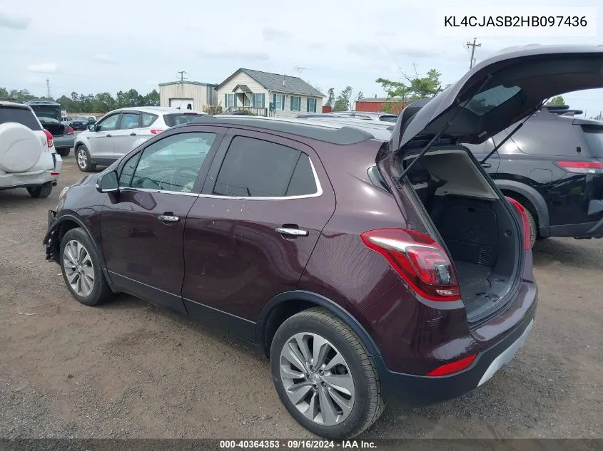 KL4CJASB2HB097436 2017 Buick Encore Preferred