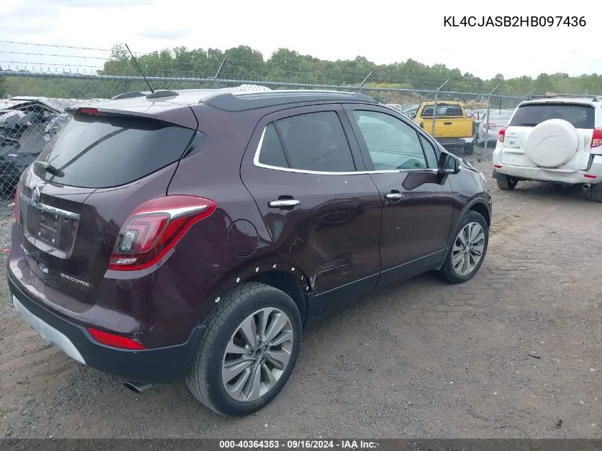 KL4CJASB2HB097436 2017 Buick Encore Preferred