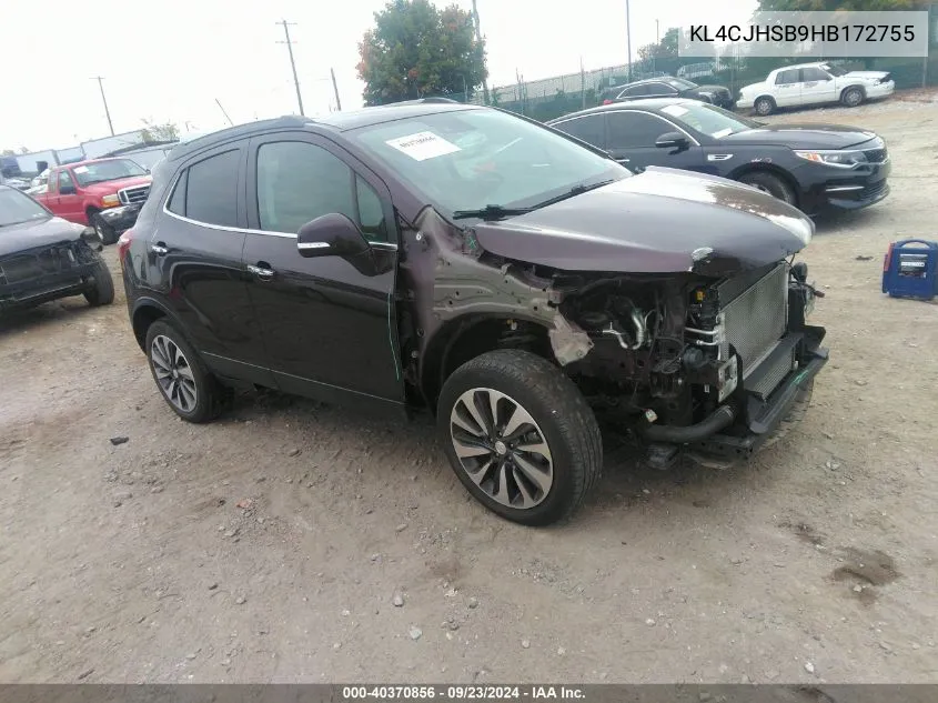 2017 Buick Encore Premium VIN: KL4CJHSB9HB172755 Lot: 40370856