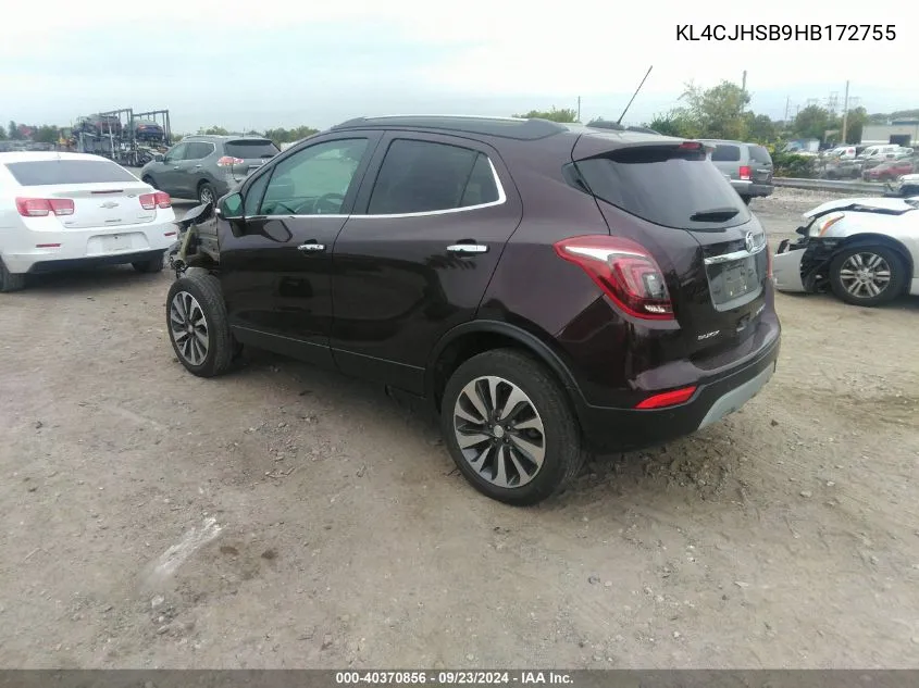 2017 Buick Encore Premium VIN: KL4CJHSB9HB172755 Lot: 40370856