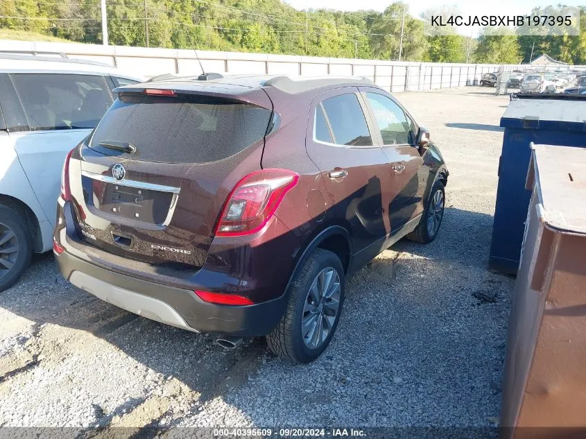 KL4CJASBXHB197395 2017 Buick Encore Preferred