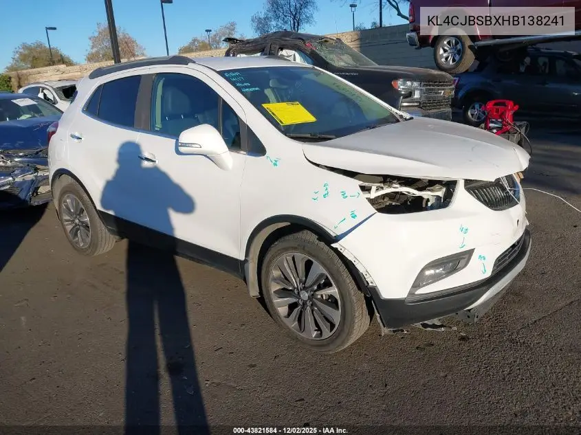 KL4CJBSBXHB138241 2017 Buick Encore Preferred Ii