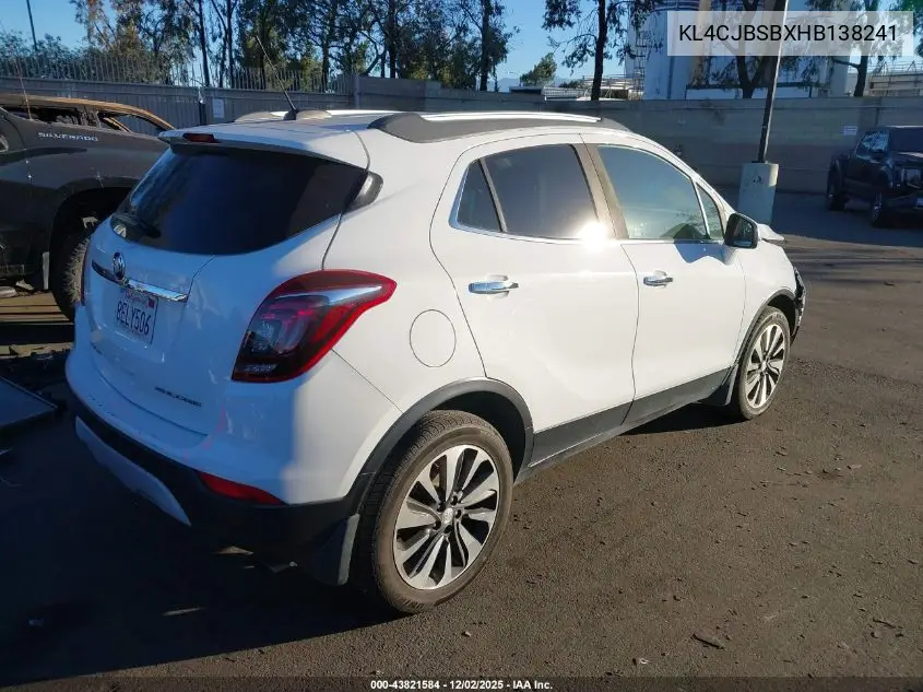KL4CJBSBXHB138241 2017 Buick Encore Preferred Ii