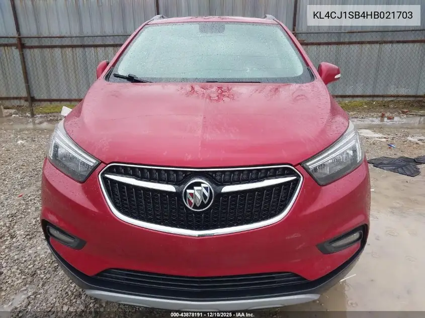 KL4CJ1SB4HB021703 2017 Buick Encore Sport Touring