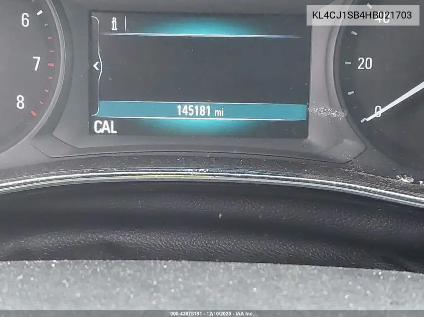 KL4CJ1SB4HB021703 2017 Buick Encore Sport Touring