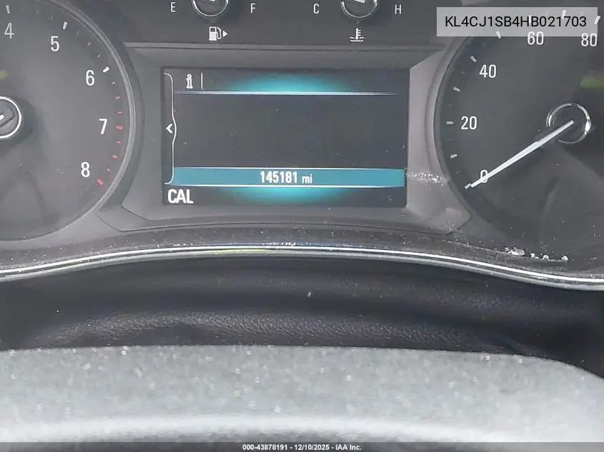 KL4CJ1SB4HB021703 2017 Buick Encore Sport Touring