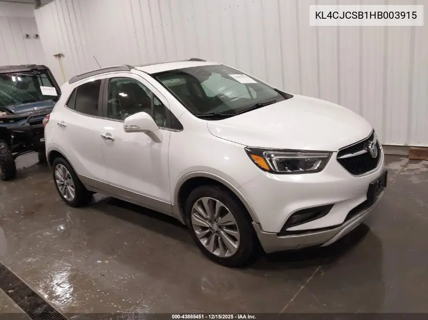 KL4CJCSB1HB003915 2017 Buick Encore Essence