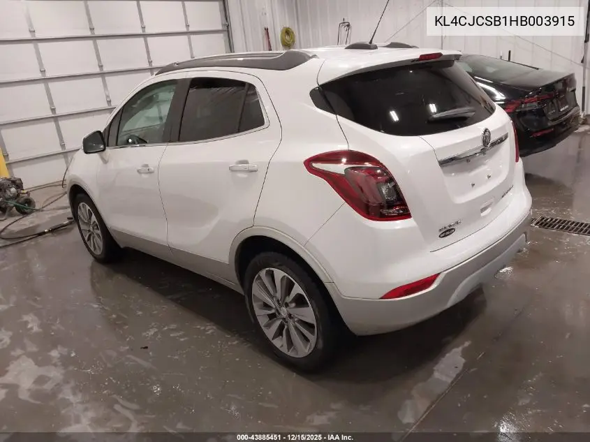 KL4CJCSB1HB003915 2017 Buick Encore Essence