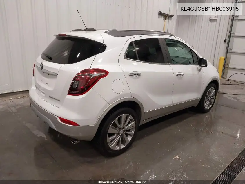 KL4CJCSB1HB003915 2017 Buick Encore Essence