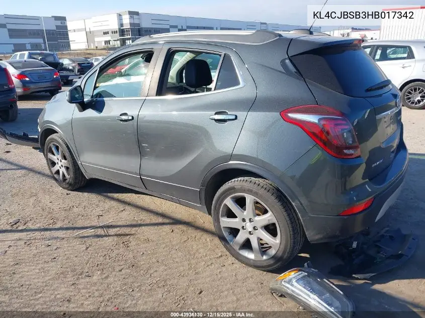 KL4CJBSB3HB017342 2017 Buick Encore Preferred Ii