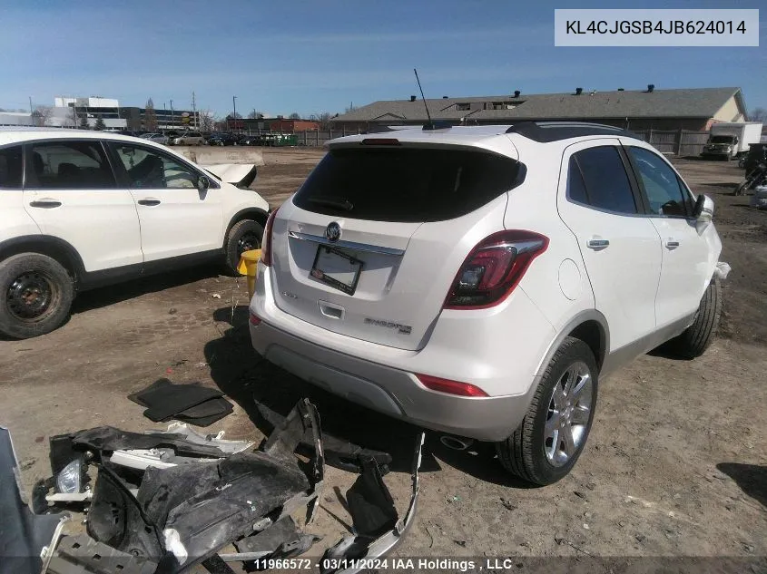 2018 Buick Encore VIN: KL4CJGSB4JB624014 Lot: 11966572