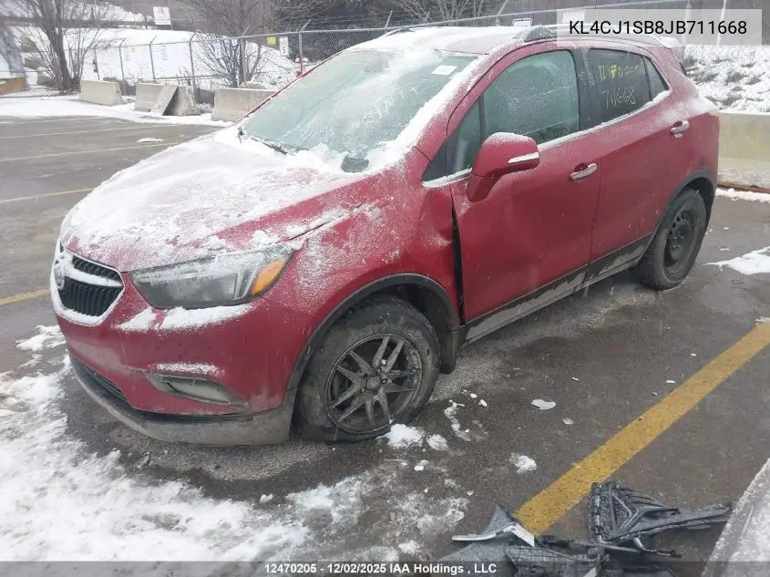 KL4CJ1SB8JB711668 2018 Buick Encore Sport Touring