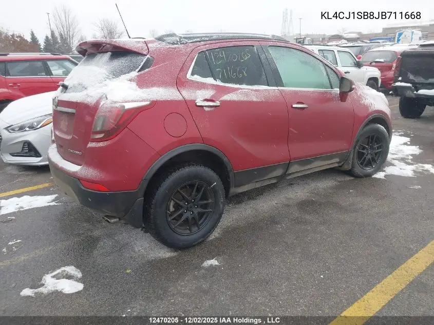KL4CJ1SB8JB711668 2018 Buick Encore Sport Touring
