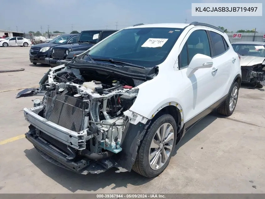 KL4CJASB3JB719497 2018 Buick Encore Preferred