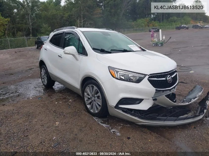 2018 Buick Encore Preferred VIN: KL4CJASB1JB613520 Lot: 40213633