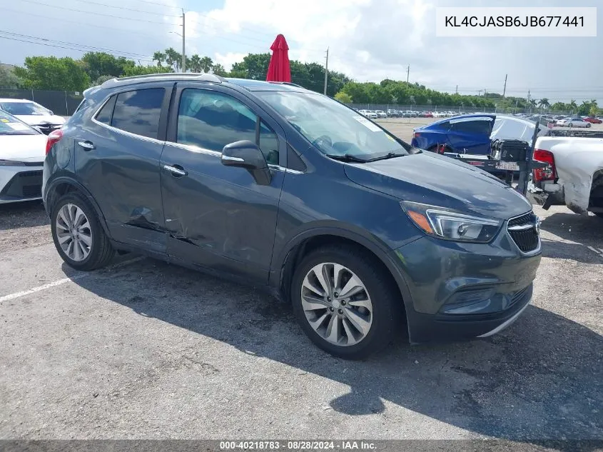 2018 Buick Encore Preferred VIN: KL4CJASB6JB677441 Lot: 40218783