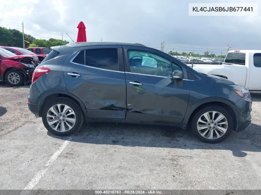 2018 Buick Encore Preferred VIN: KL4CJASB6JB677441 Lot: 40218783