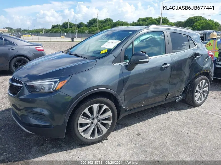 2018 Buick Encore Preferred VIN: KL4CJASB6JB677441 Lot: 40218783