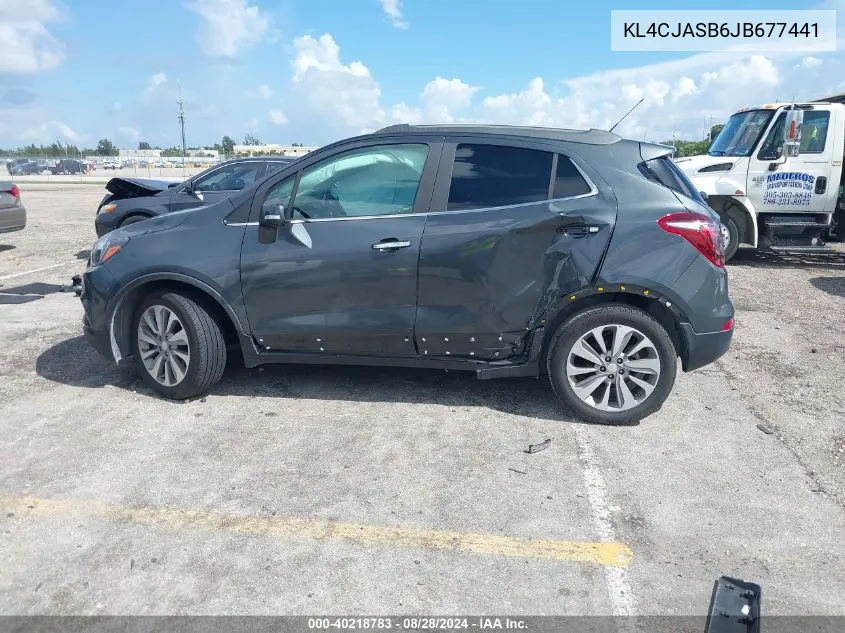 2018 Buick Encore Preferred VIN: KL4CJASB6JB677441 Lot: 40218783