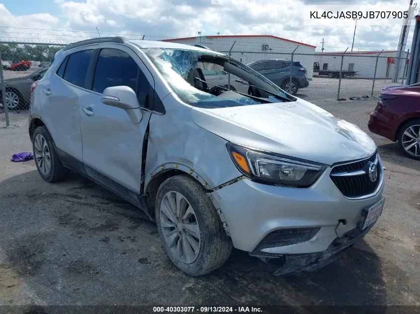 2018 Buick Encore Preferred VIN: KL4CJASB9JB707905 Lot: 40303077